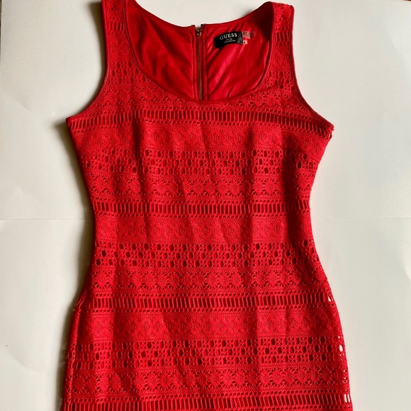 Guess Dresses & Skirts - GUESS Sleeveless Dress Crotchet Details